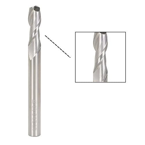 Image of kimllier 5Pcs 1 /4 Inch Helix Carbide End Mill 2 Flute 30 Degree CNC Square Nose End Mill Bits Straight Shank Drill Bits