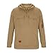 Kids Boys Corduroy Hoodies 2025 Fall Fashion Quarter Zip Hooded Sweatshirts Outdoor Sport Pullover Tops Khaki