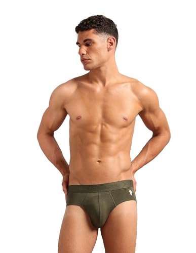 Image of U.S. Polo ASSN. Men's PB006 Bamboo Comfort Briefs for All-Day Freshness - Pack of 1