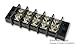 TE CONNECTIVITY / BUCHANAN 1546306-5 TERMINAL BLOCK, BARRIER, 5POS, 22-12AWG (100 pieces)
