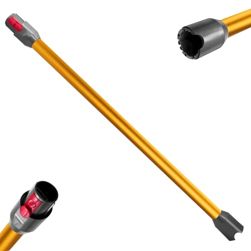 Vacuum Cleaner Extension Tube Compatible for Dyson V12 Detect Slim, v10 Digital Slim,Extension Rod Compatible for Vacuum Cleaner Attachments 76CM(Orange)