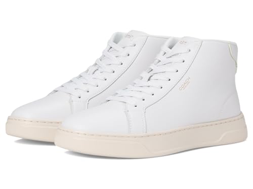 Coach Baskets Montantes Line pour Homme baskets cuir noir mode