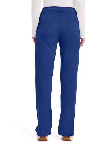 Image of Cherokee Women Scrub Pant with Straight Leg Pull-on Pant Medical Bottom with 4 Pocket & 2-Way Stretch Fabric - WW110
