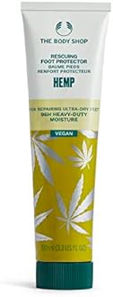 The Body Shop Hemp Foot Protector – Protecting & Hydrating Care for Ultra Dry Feet – 3.5 oz