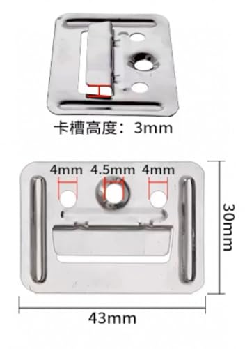 Image of Stainless Steel Louver Clips for PVC Wall Panels | Interlocking Mounting Brackets for Furniture & Interior Panel Fixing | Silver Finish | Pack of 100