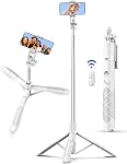SelfieShow – 179CM Handy Stativ, Aluminium Handystativ mit Fernbedienung,