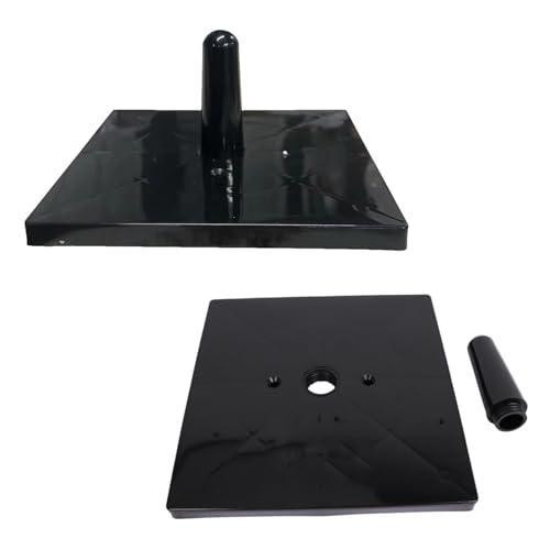 Plateaux carrés en forme de tête : lot de 2 supports stables haut de gamme pour l'exposition d'accessoires