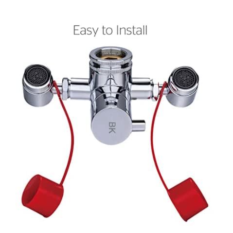 Eyewash Station With Covers, Faucet Mounted Eyewash Station Sink Attachment, Continuous Flow, First Aid Emergency Eye Flush Shower For Sink, 100% Ansl Z358 Standard #TOP1