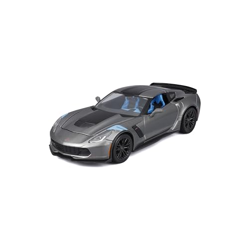 Maisto 1:24 Chevrolet Corvette Grand Sport gris miniatura 1