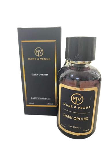 Image of MARS & VENUS Dark Orchid Perfume for Men & Women 100ml | Premium Luxury Long Lasting Eau De Parfum | Sensual Unisex Fragrance | Orchid Spices Musk Fruity Notes