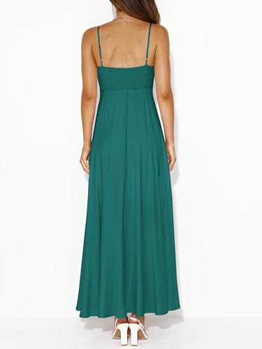 Image of PRETTYGARDEN Women Spaghetti Strap Boho Maxi Dresses Flowy