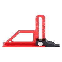 Tischkreissägen-Höhenmessgerät, Aluminiumlegierung, Metrische Zoll-Skalen, 0–60 Mm, Tiefenmesswerkzeug, Holzbearbeitung, Handwerker