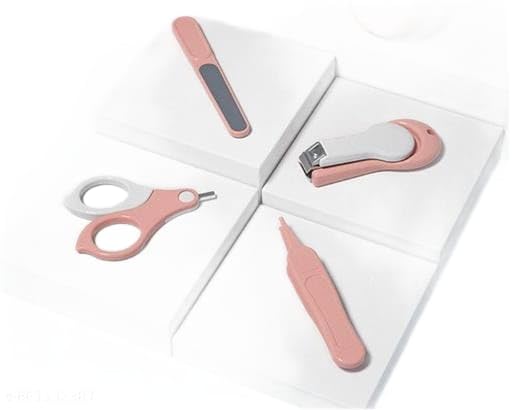4pcs Nail Clipper Set with a Storage Box, Featuring a Cute Design That Is Dustproof And Easy to Store. It Includes Safety Nail Clippers That Prevent Pinching Skin, a Nail File, Tweezers, And Rounded-Tip Clippers. Washable And Disinfectable-image-45