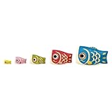 【2025年NEW】東京堂(Tokyodo) はりこーシカ 5ケ入り鯉のぼり W12.5×D8×H8cm 1セット (5個アソート) JB063561-zzz