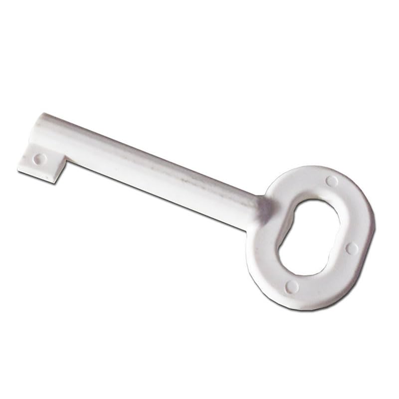 Replacement plastic key for opening the KFK100 Velux smoke vent break glass control box.