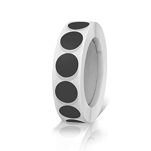 1000 White Dot Stickers - 13mm Round Labels For Organization, Coding & Marking (Waterproof)