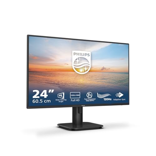 Philips 24E1N1100A Monitor 24 Pulgadas FHD, 120Hz, IPS, 1 MPRT, Adaptive...