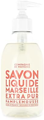 Compagnie de Provence Marseille Luxury Liquid Soap, Pink Grapefruit, 10 Oz