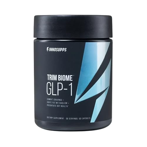 InnoSupps Trim Biome™ GLP-1 | Gut Health + Metabolic Support* | Prebiotic + Probiotic + Postbiotic | Akkermansia + Berberine | 60 Capsules. 30 Servings
