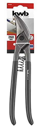kwb 260mm Right-Cut Professional Sheet Metal Shears for Tight Curves Cuts up to 1.5mm Steel and 1mm Stainless Steel - Image 3