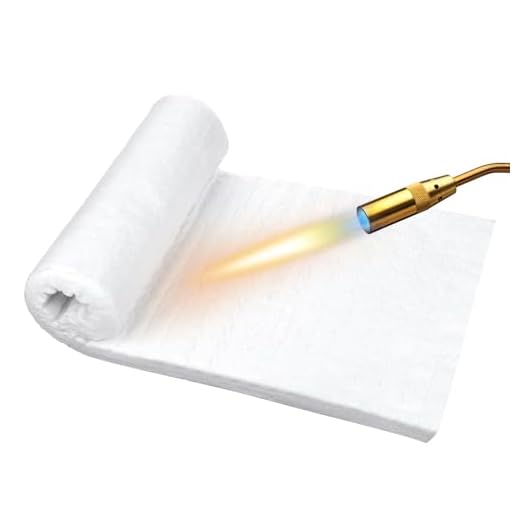 60x30x2,5cm Manta Aislante de Fibra Ceramica, Deflector Clasificado Hasta 1482°C Aislamiento Térmico Ignífugo Material Aislante Resistente al Fuego para Chimenea Estufa de Leña Forja Horno