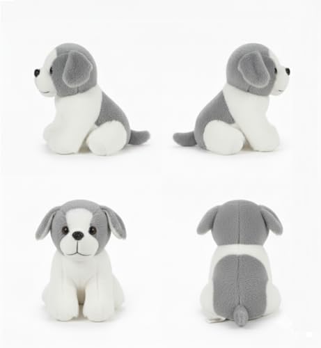 Image of Fibre Filled Stuffed Soft Animal Cute Dog Toy for Kids of Plush Hugging Soft Toy for Baby boy Girl Birthday Gift (22 cm)