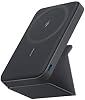 Anker 622 Batería Magnética, 5,000mAh Cargador Inalámbrico Plegable | Batería con Soporte y Puerto USB-C Lateral, Compatible con MagSafe para iPhone 16 / 15 / 14 / 13 Series 2