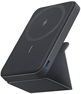 Anker Power Bank, 622 Magnetic Battery (MagGo), 5000mAh Foldable Magnetic Wireless Portable Charger and USB-C for iPhone 14/13/12 Series