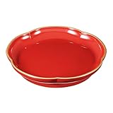 アンドエヌイー(&NE) 山中塗り 梅高台皿 茜朱 ハレとケ 直径14.7cm×高さ2.7cm 日本製 取り皿 小皿 高台付き 漆器 軽量 割れにくい おせち お正月 お祝い テーブルコーディネート おしゃれ NNJ-400-RD