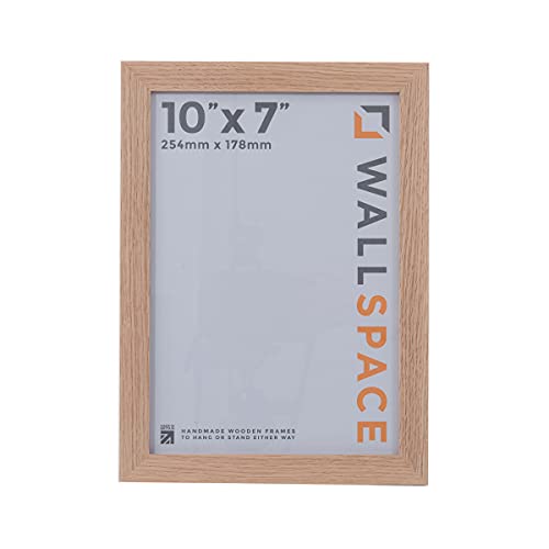 Wall Space 10x7 Oak Picture Frame, Regular Frame Oak - Image 3