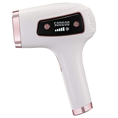 Laser Hair Removal, NEWKEY Ice Sensation At-Home IPL Hair Removal for Women and Men - Permanent Painless Hair Remover Device for Facial Whole Body