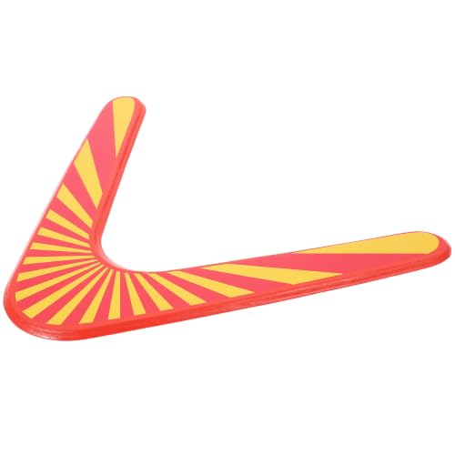 Boomerang de madera SOLUSTRE para adultos, actividades al aire libre de lanzamiento y recuperación miniatura 1