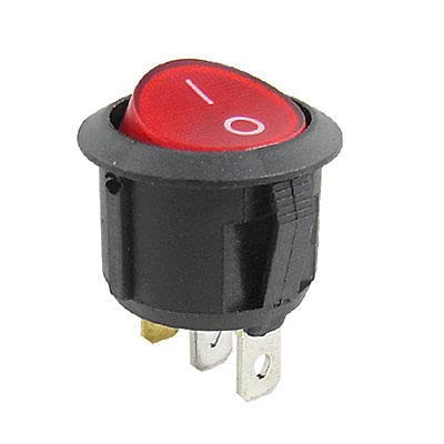 Interrupteur à bascule 3 broches SPST commutateur AC 250V idéal pour tableau de bord de bateau