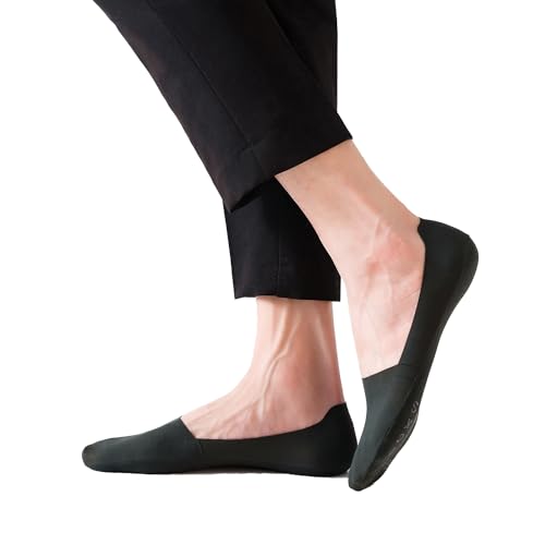 5 Pairs No Show Socks for Men Size 10-13, Invisible Ice Silk Boat Socks Men4