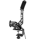 Dardoo USB Handbrake 14 Bit PC Handbrake with Clamp,Professional Gaming Peripherals PC Windows Syste