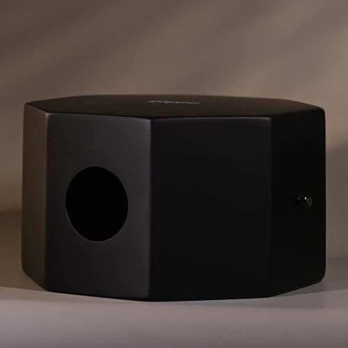Image of Taal Octa Snare Travel Cajon | Compact Percussion Drum with Crisp Snare and Deep Bass | Portable Acoustic Musical Instrument | Ideal for Travel Beat Box & Jamming Sessions - Black