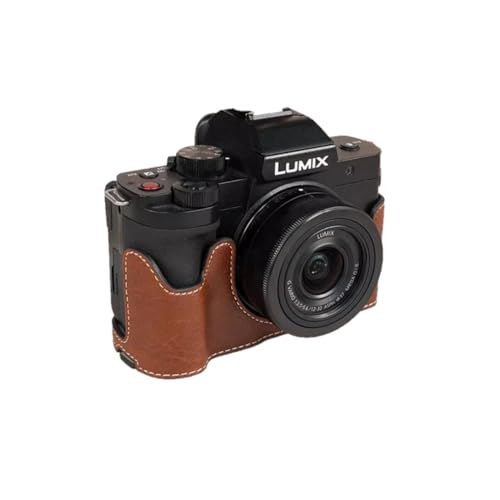 Amazon.co.jp: カメラケース コーヒーライチエンボス加工 PUレザー