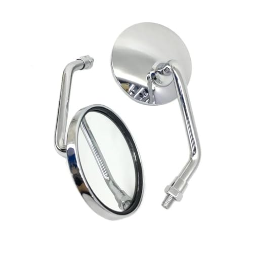Espejo retrovisor ovalado universal de 10mm con visión amplia para Yamaha FZ-09 MT-10