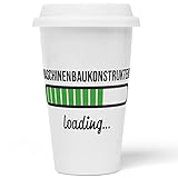 JUNIWORDS To-Go Becher mit Deckel, Maschinenbaukonstrukteur loading (6206820)