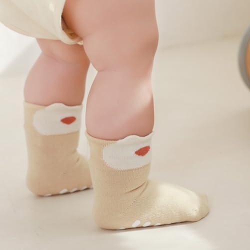 Toddler Socks, Cartoon Baby Socks for 0-5Age Toddler Warm Floor Sock Boy Girl Unisex AntiSlip Sock Rubber Soles3