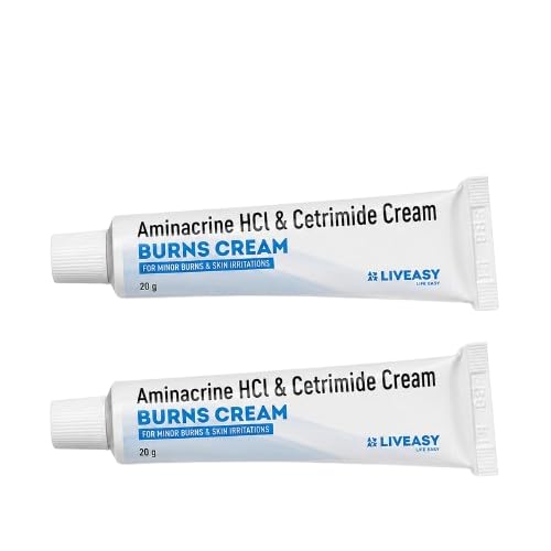 LIVEASY Wellness Burns Cream 20g Pack of 1+1 Free