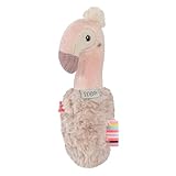 Contenu de la livraison : 1 hochet flamant rose, taille : environ 16 cm, matière extérieure : peluche, velours, velours côtelé, tricot, garnissage : polyester, lavable en machine à 30°C, référence : 042214