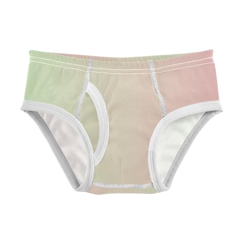 ODAWA Green Gradient Boys Cotton Briefs Kids Underwear Toddler 3t Underwear Boy