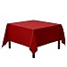 Gee Di Moda Square Tablecloth - 70 x 70 Inch - Red Square Table Cloth for Square or Round Tables in Washable Polyester - Great for Buffet Table, Parties, Holiday Dinner, Wedding & More