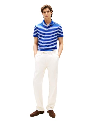 Image of Tommy Hilfiger Mens Short Sleeve Casual Polo Shirts in Regular Fit with Liquid Cotton