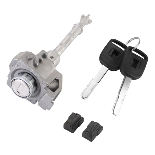 Yollky Front Door Lock Cylinder Set with Keys for Honda