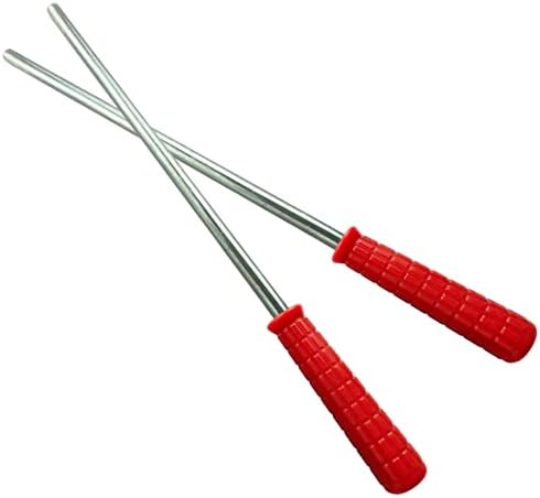 Jikacok 2 Pack Winding Bars For Torsion Spring Garage Door. Winding Bars Made Of Premium Steel Bar. Winding Rods With Upgraded Rubber Handle. Used For Garage Door Torsion Spring Adjusting & Replacing.