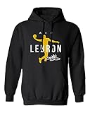 Baku Apparel Best Basketball Player Lebron Air Ball Los Angeles Unisex Hooded Sweatshirt (Black, Medium)