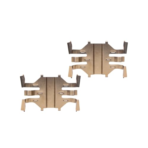Image of Detroit Axle - Front Brake Pads for INFINITI G37 M37 M56 FX50 Q50 Q60 Q70 Q70L QX70 Nissan Z 370Z, Ceramic Brake Pads with Hardware Replacement