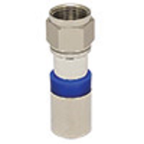 DIGICONDS6 S-Series RG-6 F-type Coax Cable Connectors, Blue (Bag of 100)